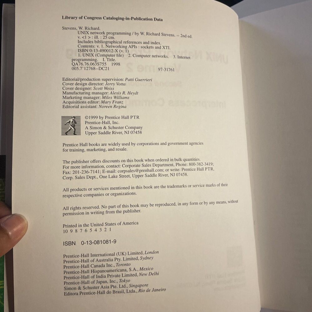 UNIX Network Programming, Volume 2: Interprocess Communications, Second Edit... - Picture 7 of 7